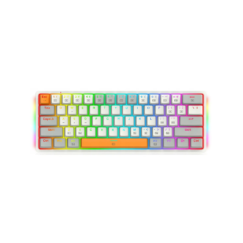 کیبورد مکانیکال گیمینگ ردراگون مدل Akali K642 WGO