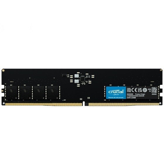 رم کامپیوتر کروشیال U-DIMM DDR5 8GB Single 4800MHz CL40